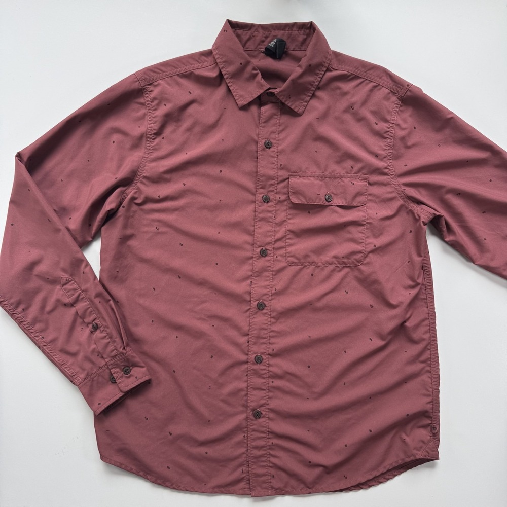 MOUNTAIN‎ HARDWEAR Greenstone Long Sleeve Shirt Button Up Mens Medium Gorpcore